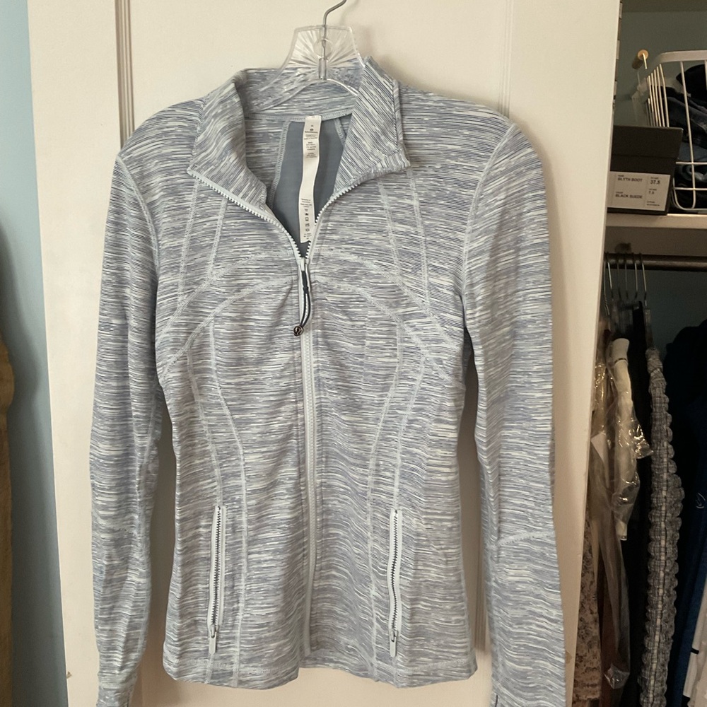 lululemon athletica Gray Zip-Up Jacket